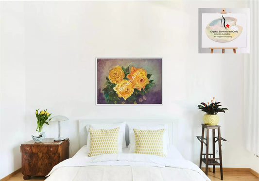 3 Yellow Roses