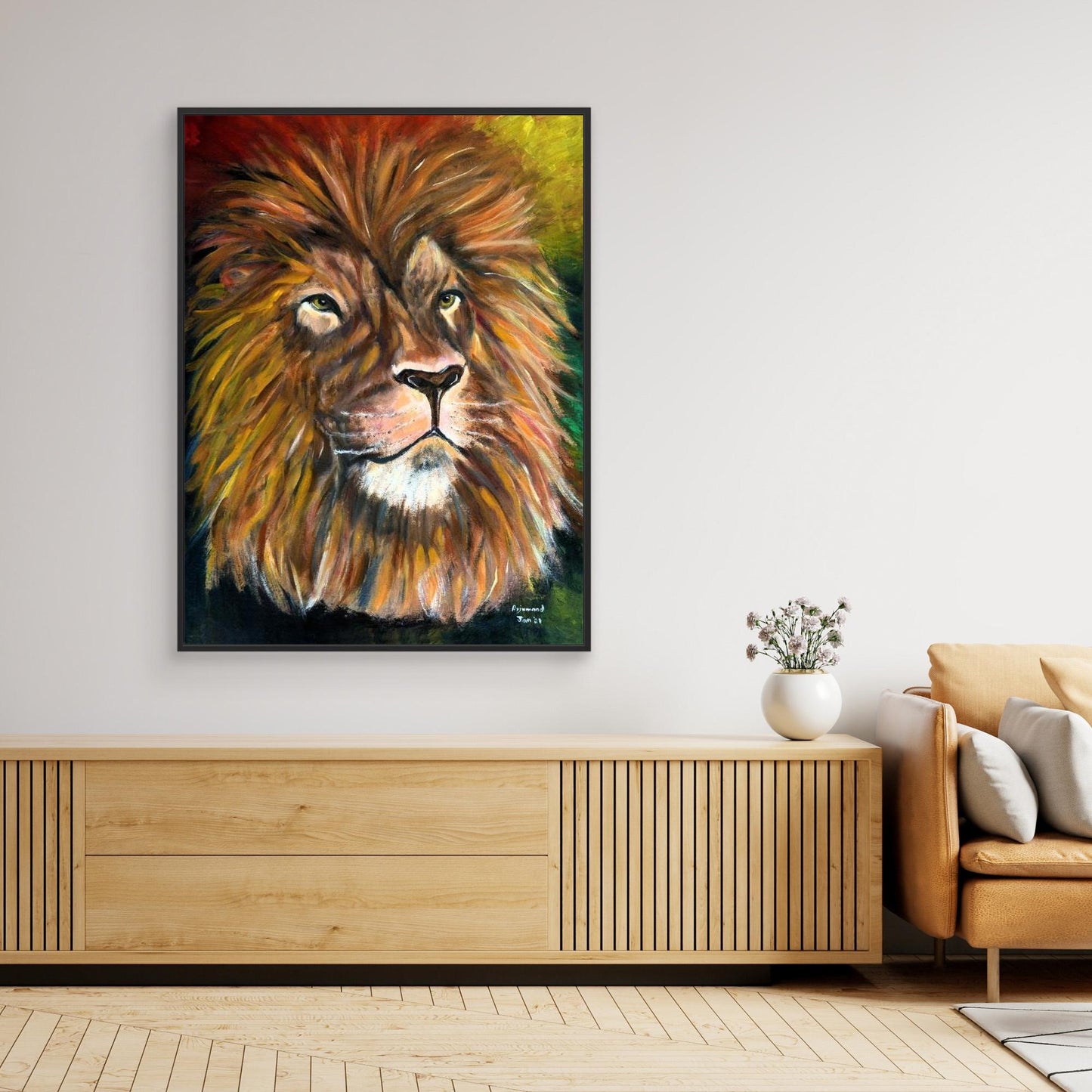 Crown of Courage: The Majestic Lion