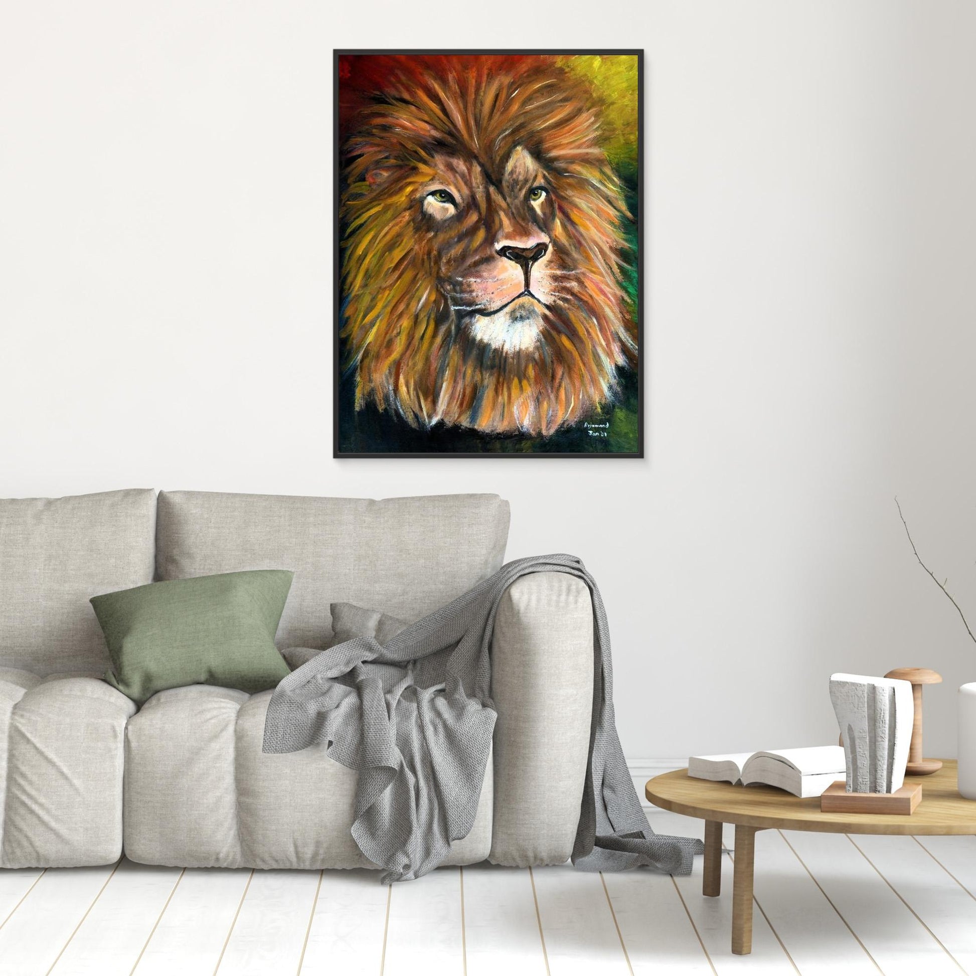Crown of Courage: The Majestic Lion
