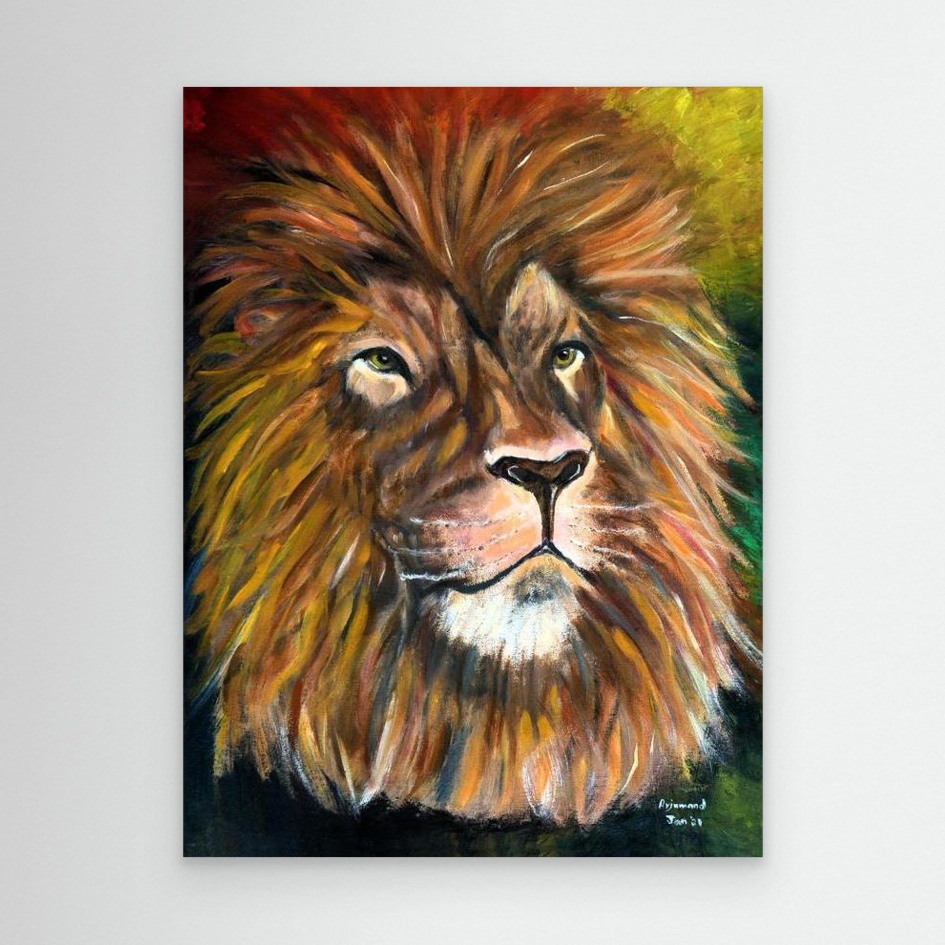 Crown of Courage: The Majestic Lion