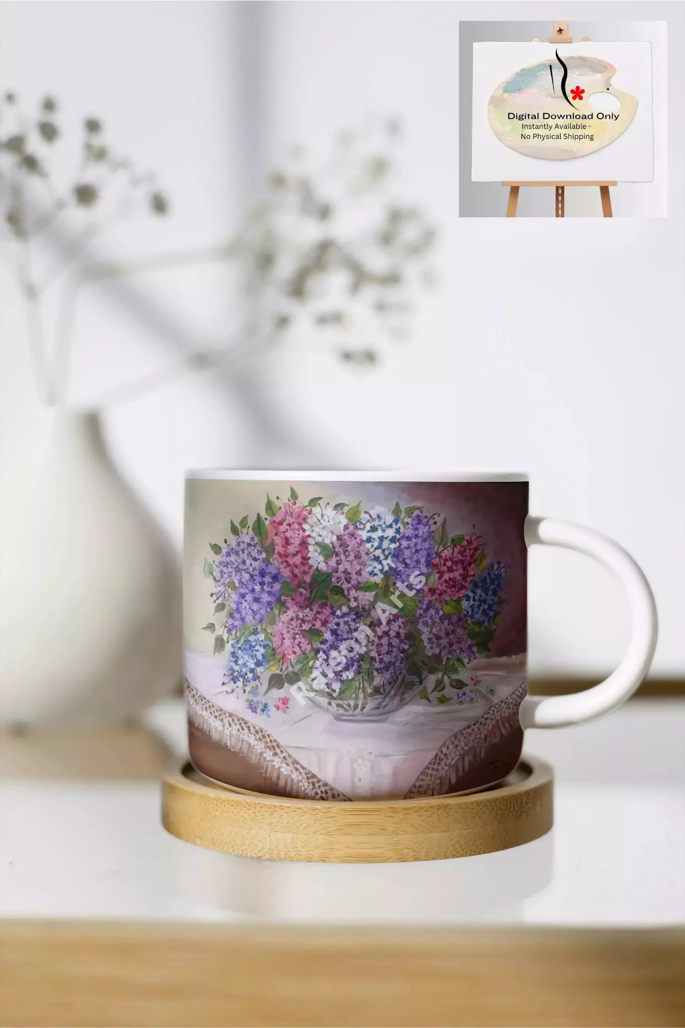 Lilacs in A Vase