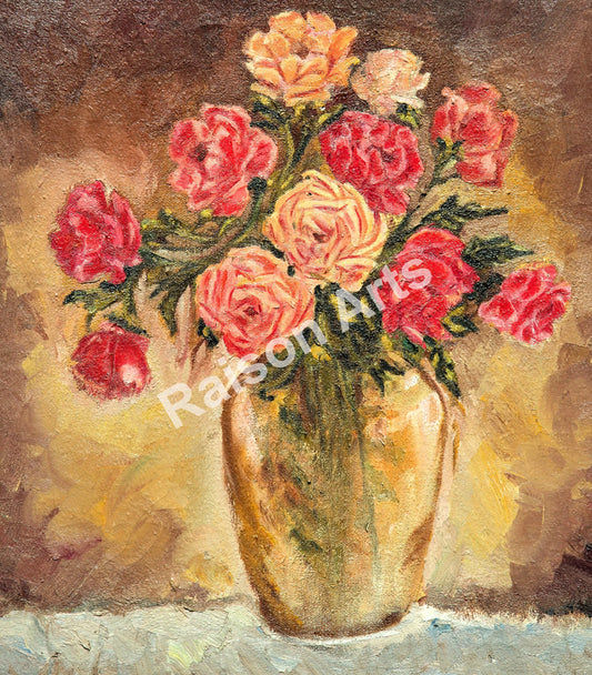 Roses in a Vase