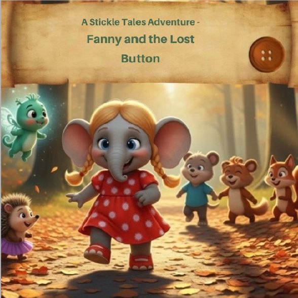 Fanny discovers a mysterious button while Stickle and friends follow through the autumn forest.
