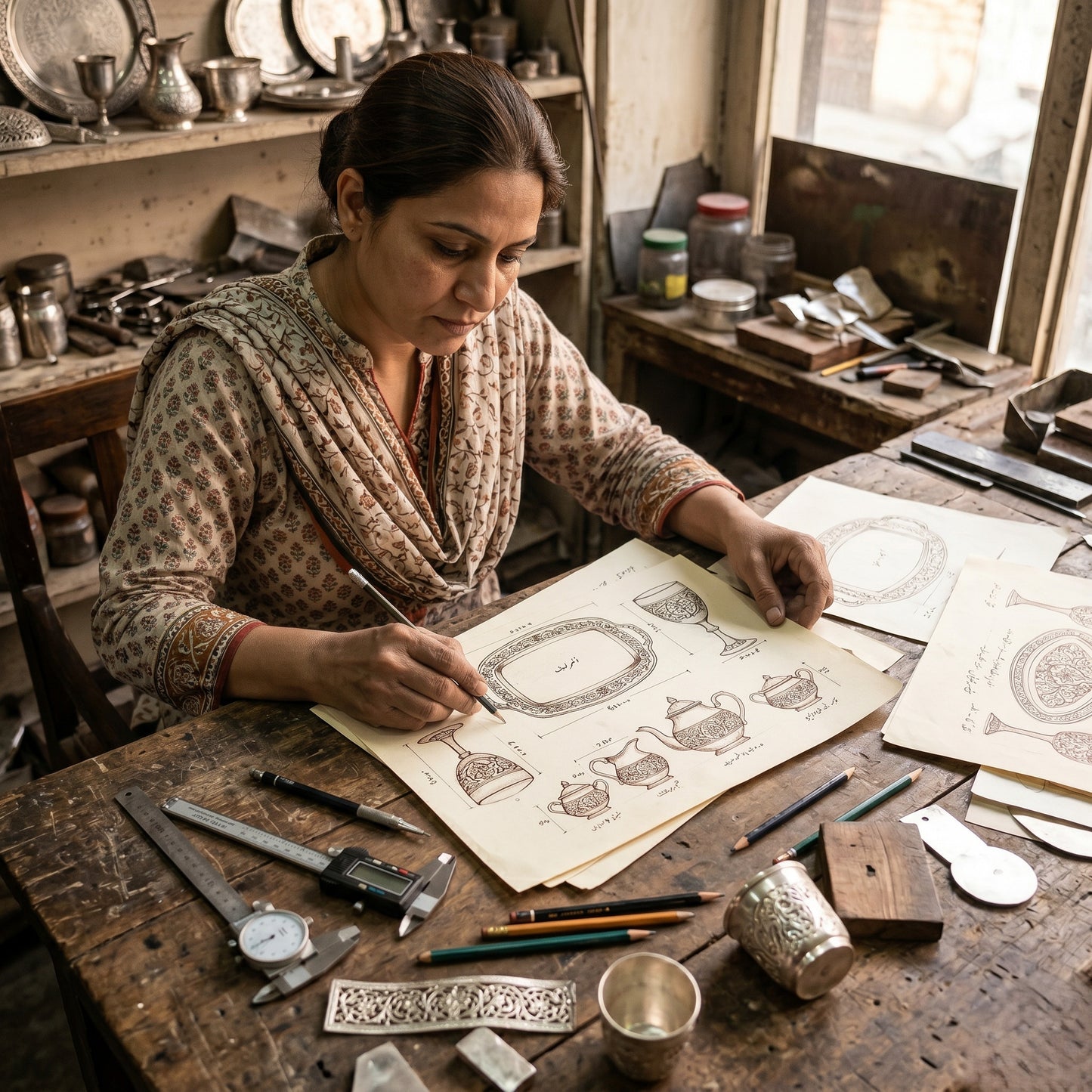 Ornate Silverware of Pakistan
