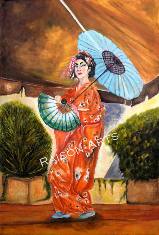 Japanese Parasol Dancer