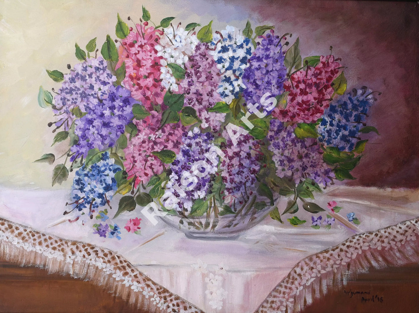 Lilacs in A Vase
