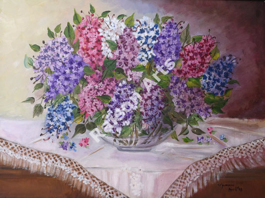 Lilacs in A Vase