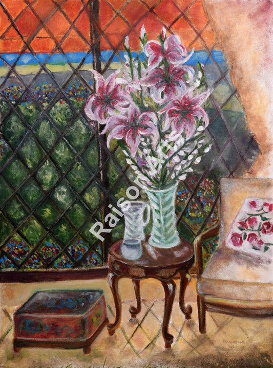 Lillies in a Vase