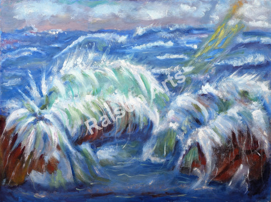 ocean-waves-on-a-shore