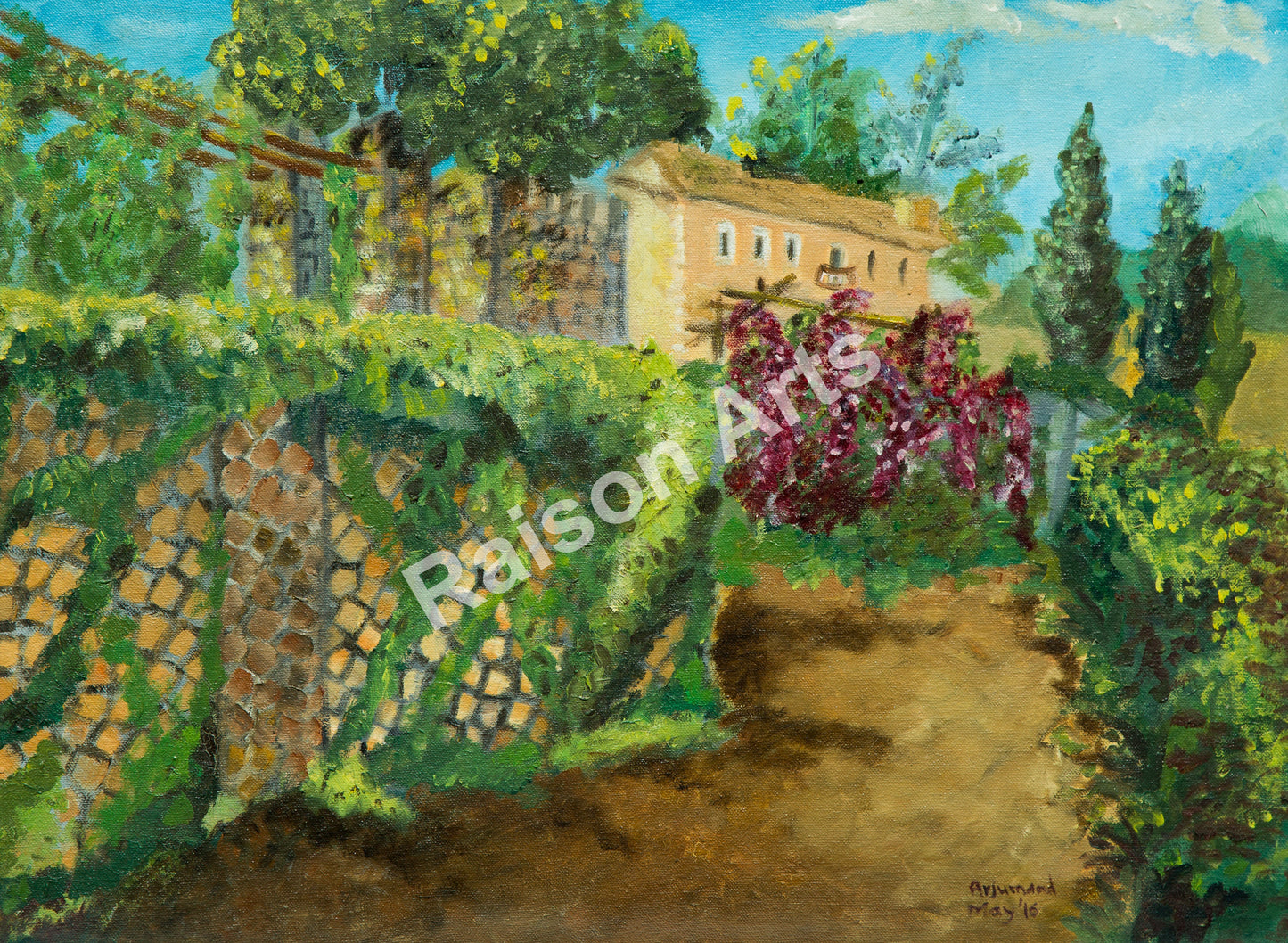 Pathway to a Vacation Villa