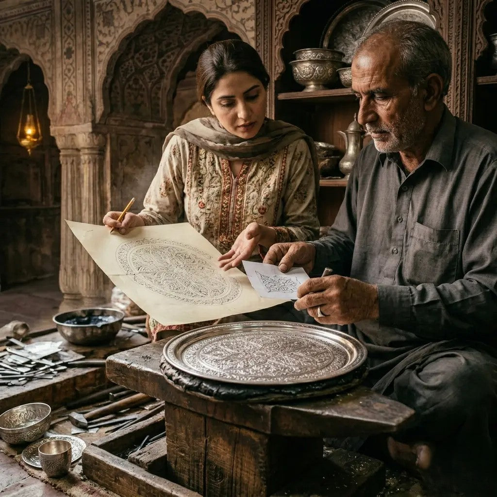 Ornate Silverware of Pakistan