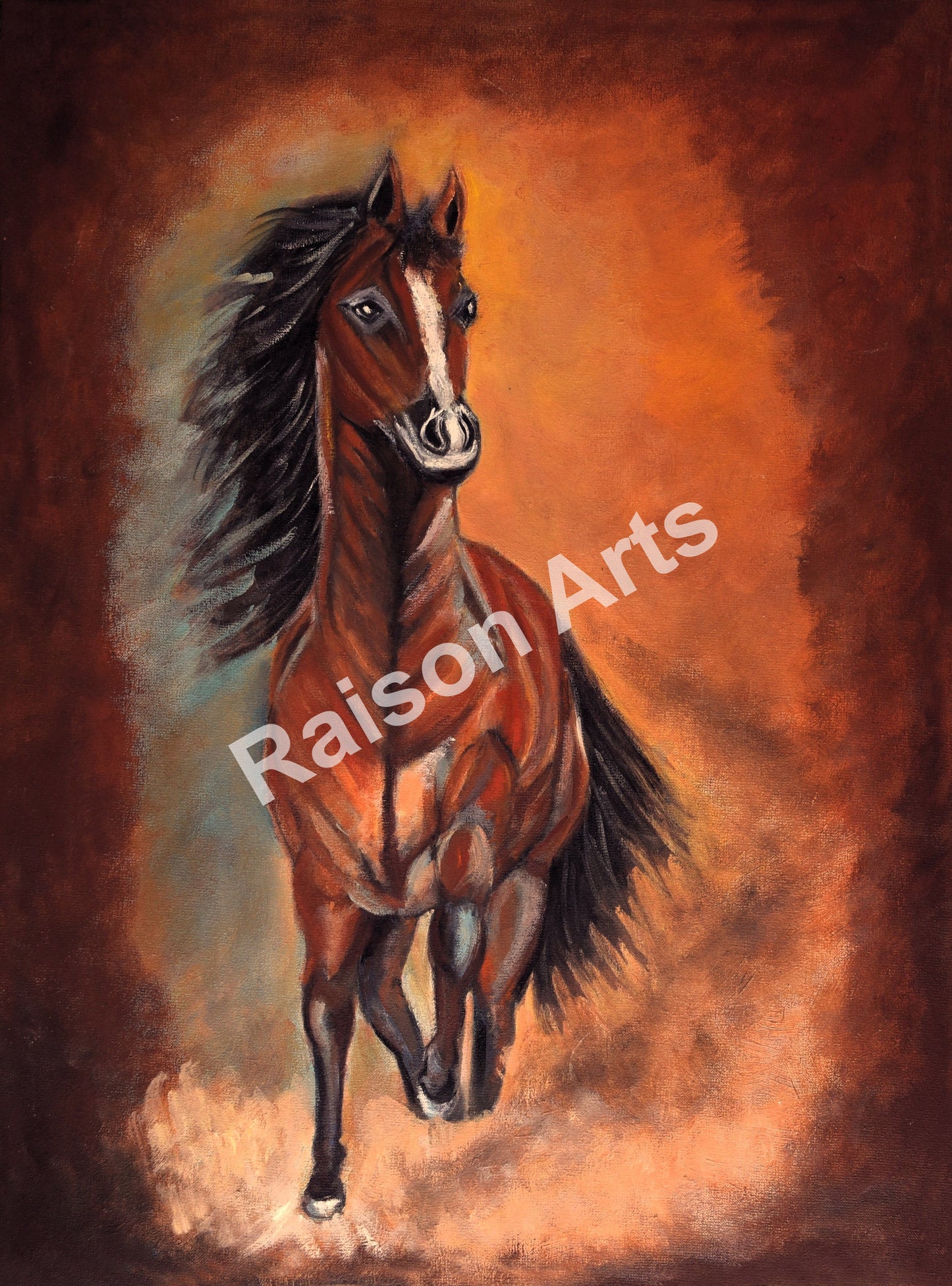 Trotting Stallion